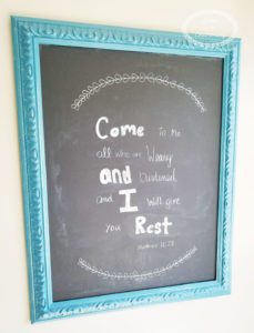 chalkboard inspiration