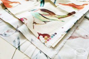 Easy DIY Spring Napkins (No Sew)